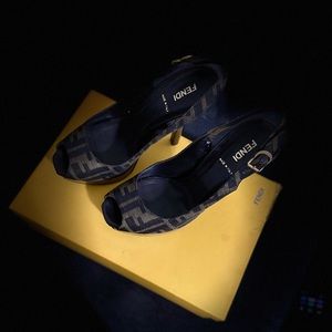 Fendi Heels Size 7 WORN ONCE